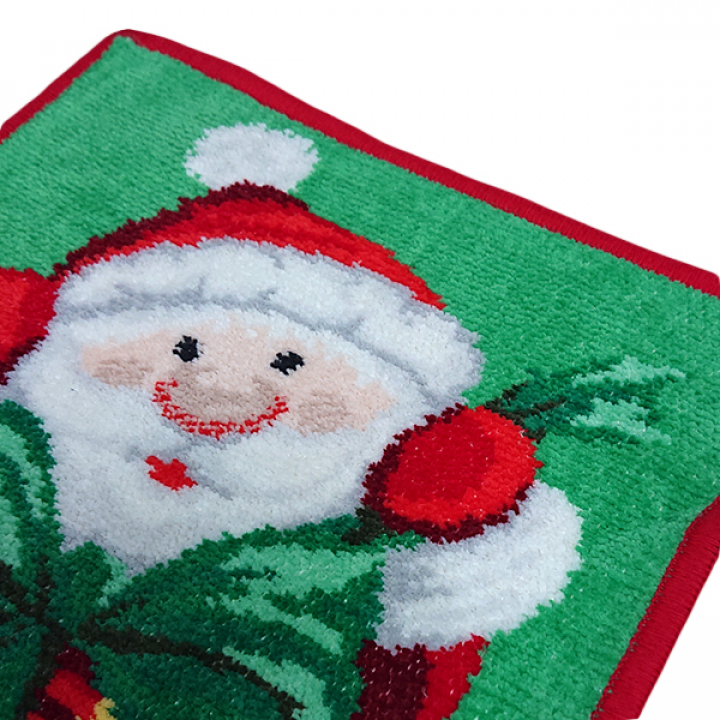 フェイラー ウォッシュタオル クリスマス サンタ レッド 25x25cm