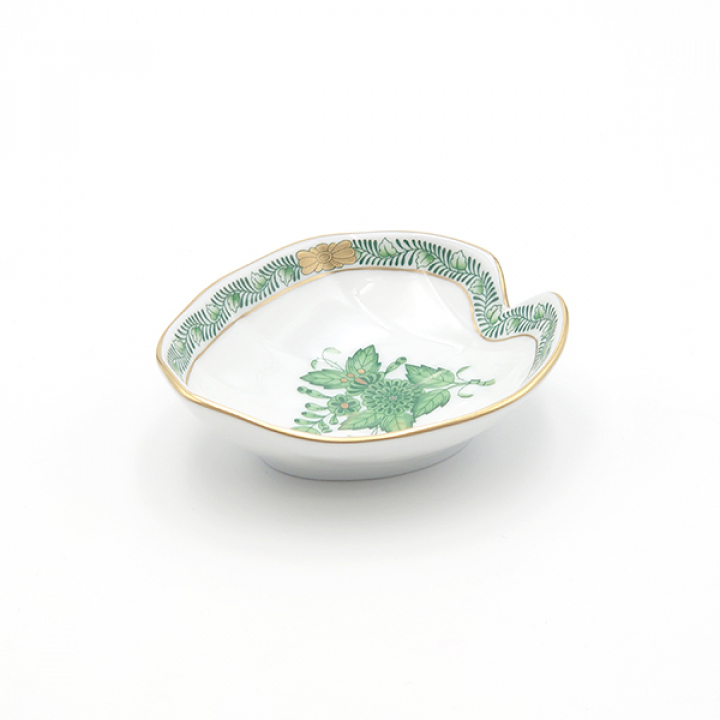 【店舗取り寄せ商品】ヘレンド アポニーグリーン アシュトレー9.5cm AV-7702-0-00