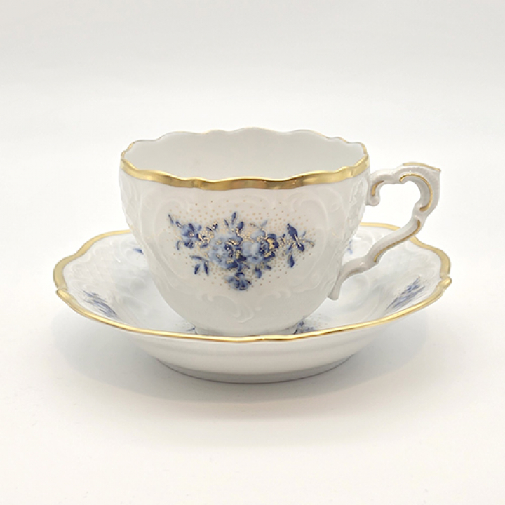 【納期:最長10ヶ月】リンドナー コバルトゴールド コーヒーカップ&ソーサー