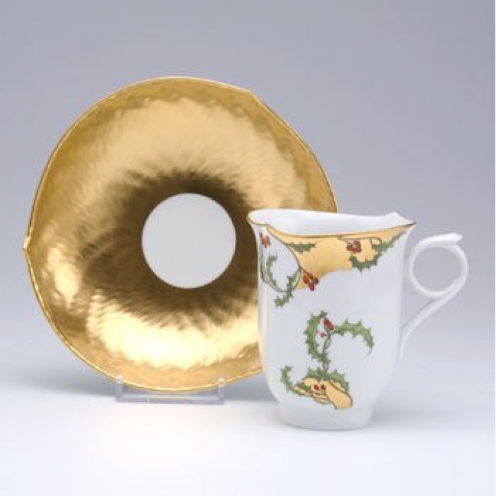 【倉庫取り寄せ商品】マイセン メイプルリーフ コーヒーカップ&ソーサー 700291-28572-29562