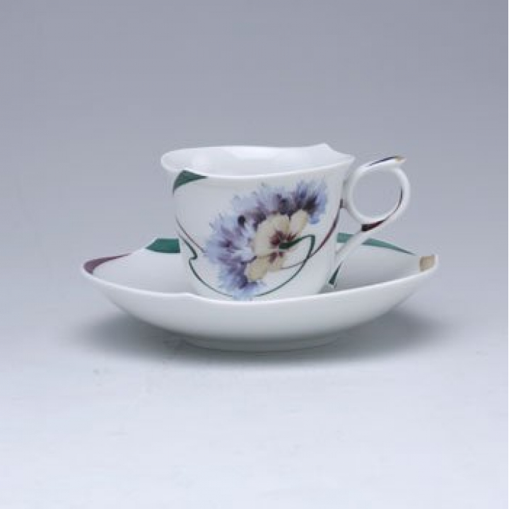 【倉庫取り寄せ商品】マイセン ユーゲント コーヒーカップ&ソーサー（S）ケシ 614601-28579P