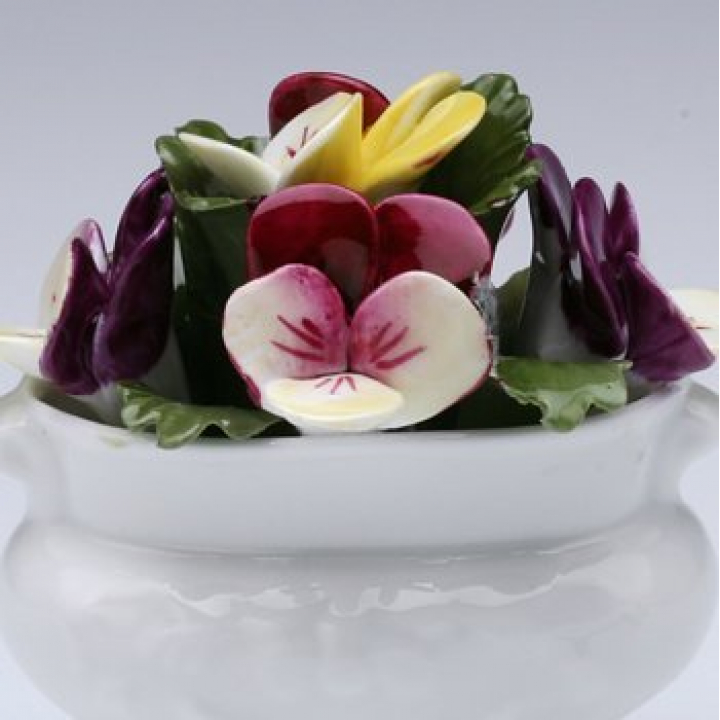 【店舗取り寄せ商品】エインズレイ 陶花 ペティフラワー パンジー FLOR41307C