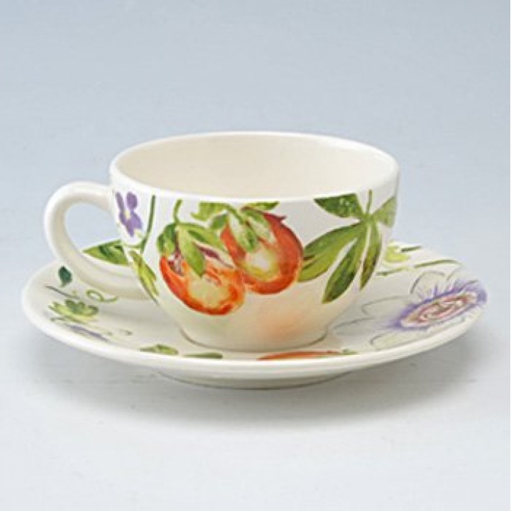 【倉庫取り寄せ商品】ジアン パシフロール ティーカップ＆ソーサー 17366PTB