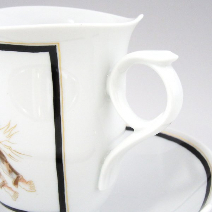 【倉庫取り寄せ商品】マイセン 童話 コーヒーカップ＆ソーサー 幸せなハンス 716690-28582-1