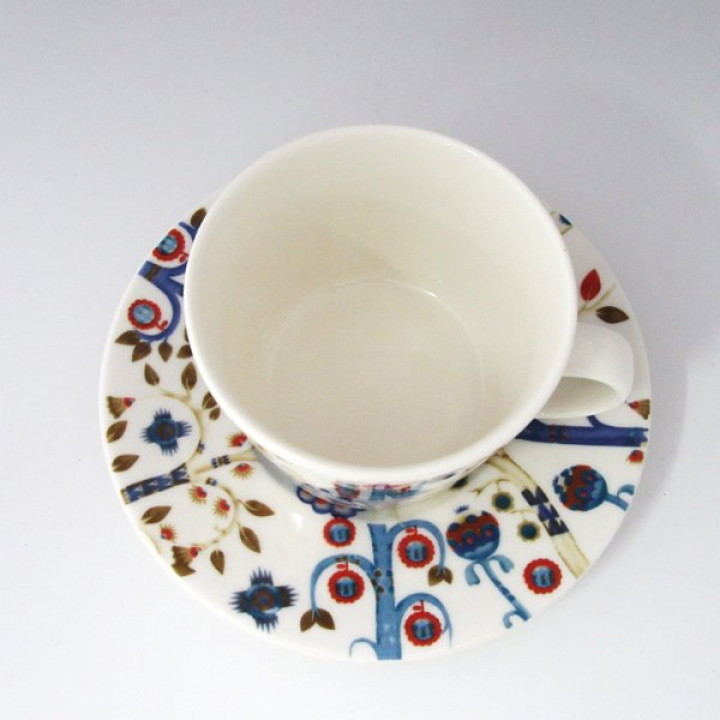 【倉庫取り寄せ商品】イッタラ（iittala） タイカ コーヒーカップ&ソーサー（ホワイト）