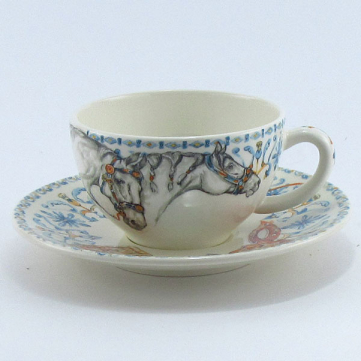 【倉庫取り寄せ商品】ジアン シュヴォー･デュ･ソレイユ ティーカップ＆ソーサー 17892PTH