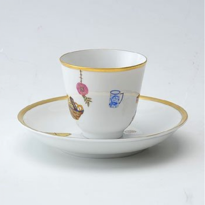 【店舗取り寄せ商品】マイセン ドリーム モカカップ&ソーサーNo2 701590-33579-2