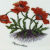 【店舗取り寄せ商品】リンドナー ウォールピクチャー 牧草地の花e ヒナゲシ （Papaver rhoeas）