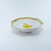 【倉庫取り寄せ商品】ヘレンド アポニーイエロー 小皿（オクタゴナル）11cm AJ-4307-1-00