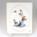 【倉庫取り寄せ商品】マイセン 陶板（プラーク） インドの花と蝶 395110-53n31