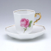 【倉庫取り寄せ商品】マイセン ピンクローズ コーヒーカップ&ソーサー八角 029113-55835
