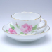 【倉庫取り寄せ商品】マイセン ピンクローズ コーヒーカップ&ソーサー 020110-00582